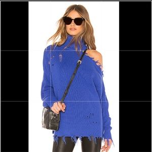 Lovers & Friends Arlington Sweater in Cobalt Blue